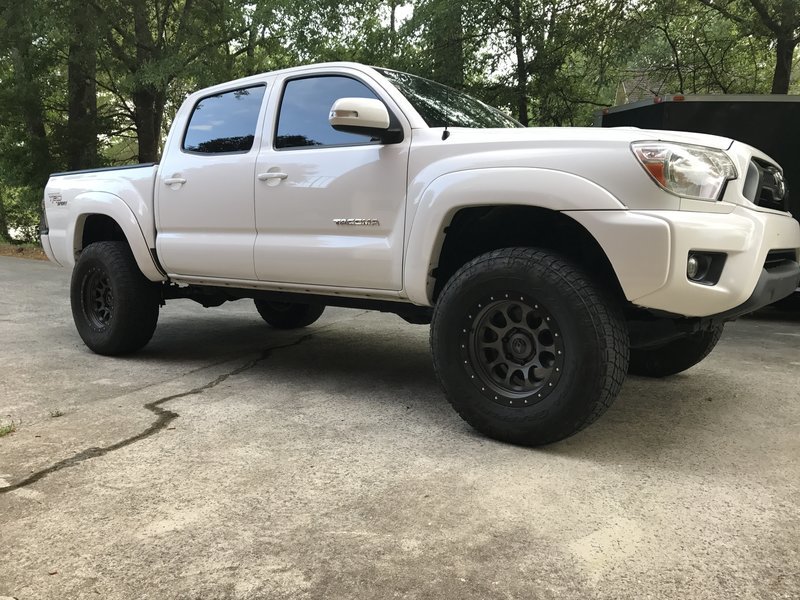 Tires sticking out past fenders World