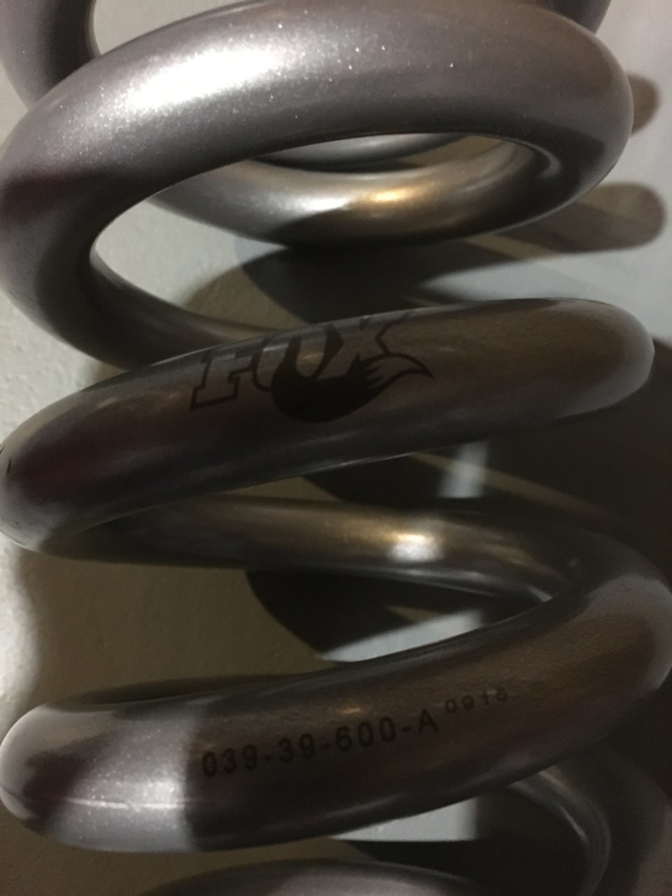 Fox Front coil springs. 21/2" x 16" 600lb Long Travel World
