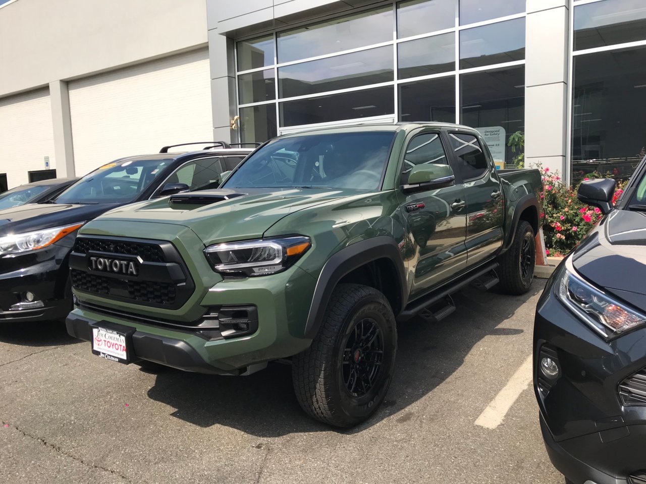 2020 TRD Pro in Army Green World