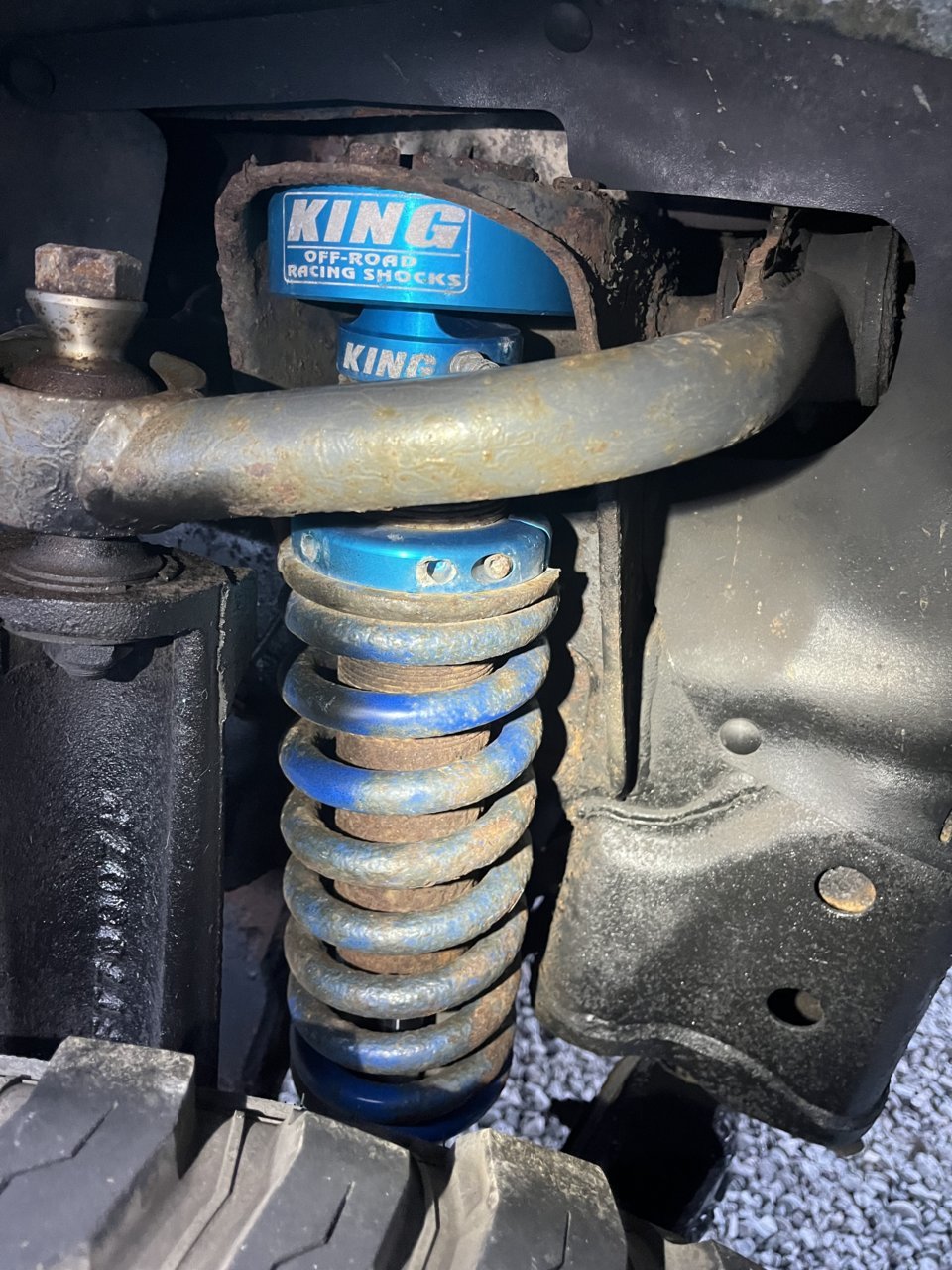 Rebuilding king shocks World