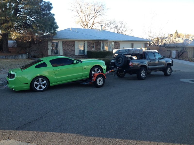Towing a mustang World