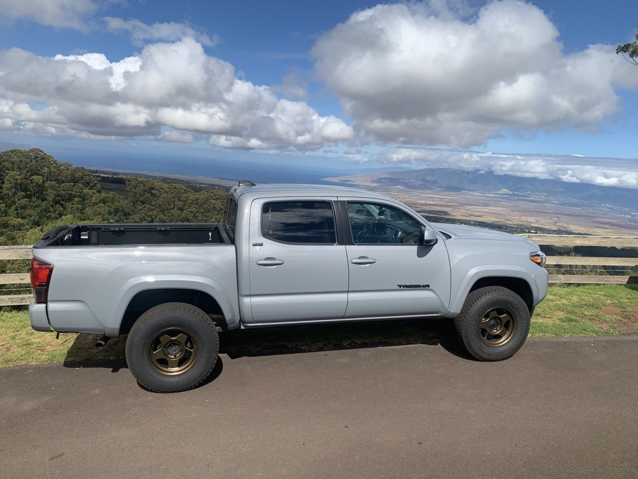 Matte dark bronze SCS wheels on Cement (zero offset) World