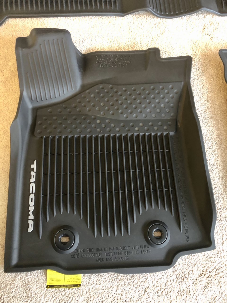 FS Seattle 20182020 Toyota All Weather Floor Mats, AT, Double