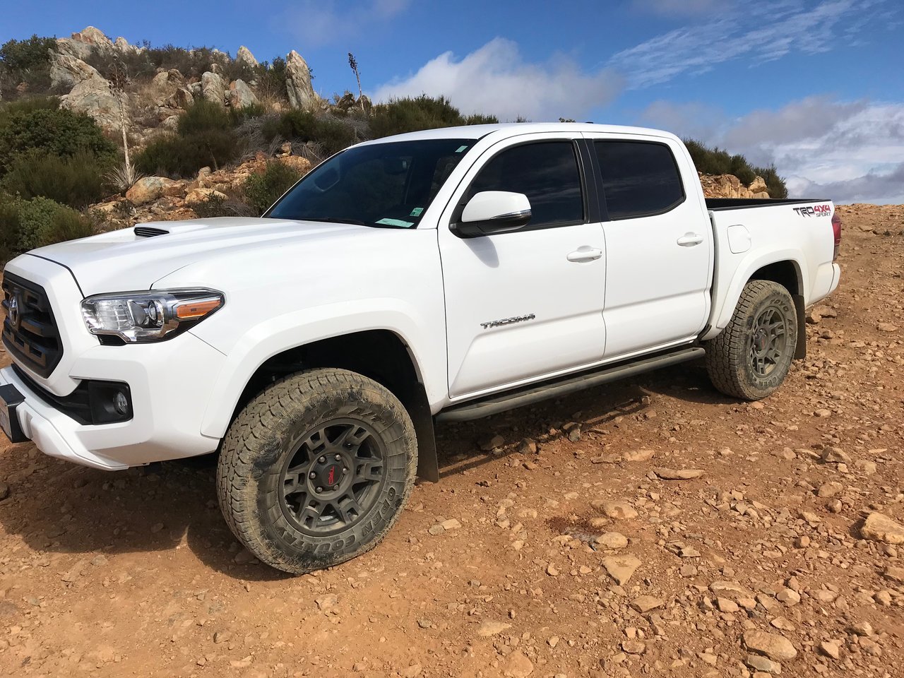 Largest size tires for a 2inch lift World