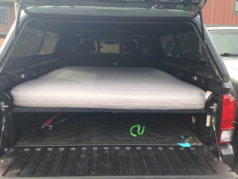 Sleeping in truck bed World