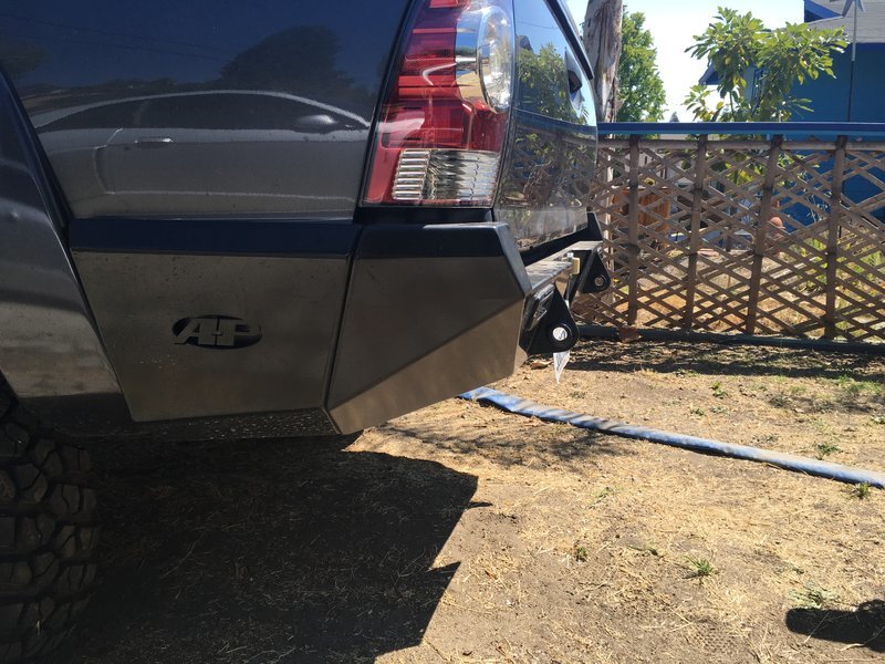 Allpro apex front and rear high clearance bumpers World