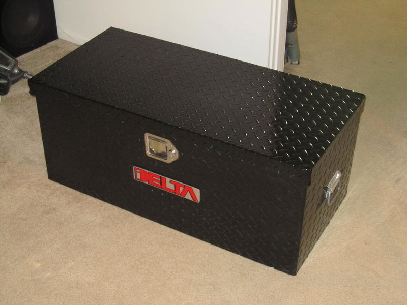 Delta 36 inch Chest Black Aluminum tool box San Diego World