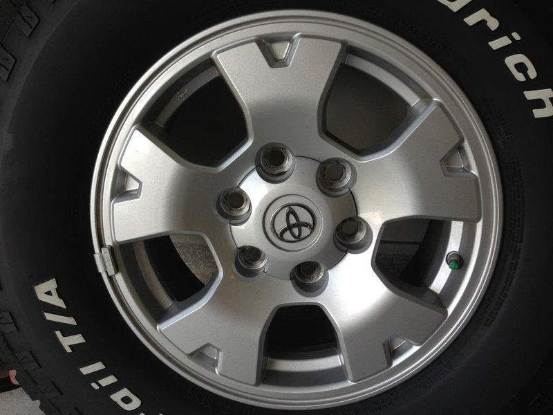 16" Stock TRD off road wheels and tires World