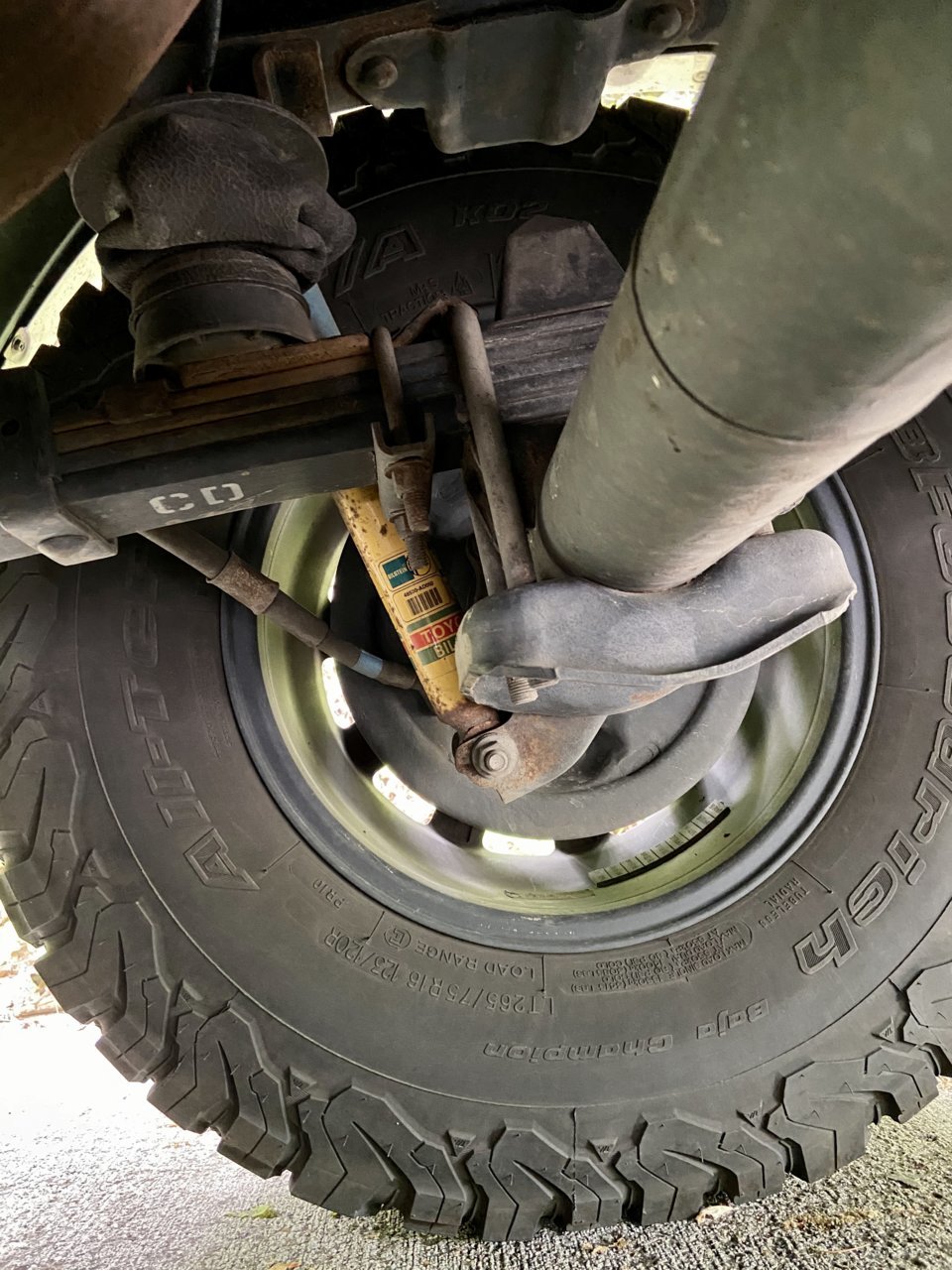 Help with stiff suspension World