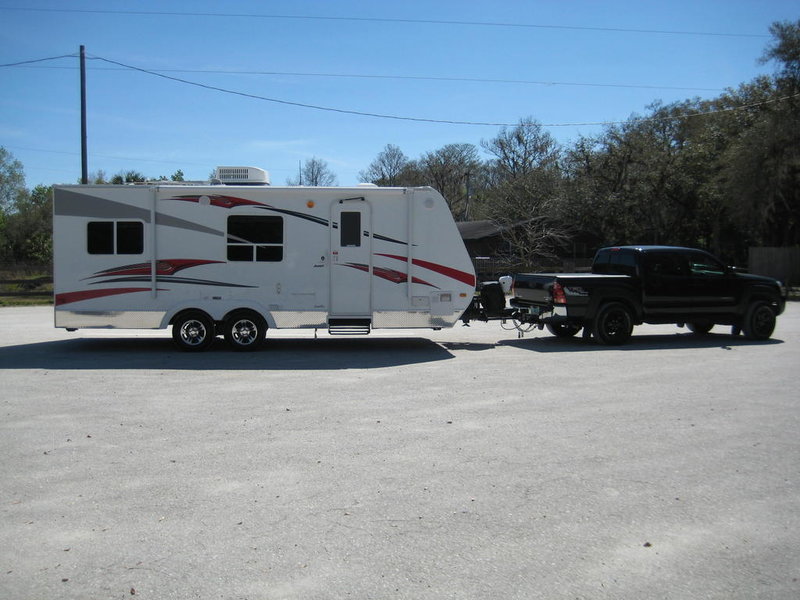 Anyone Towing a Toyhauler?? World