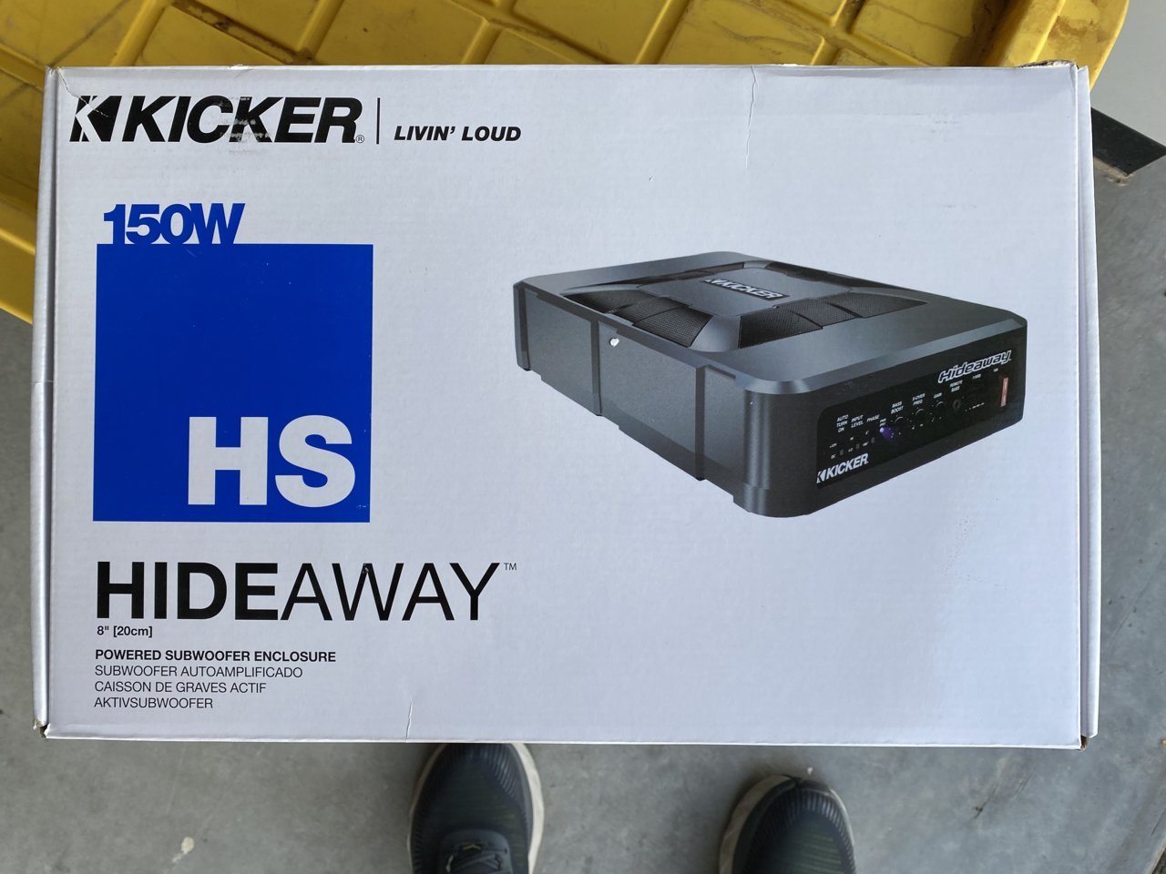 Kicker Key 200.4 amp; Kicker Hideaway subwoofer | Tacoma World