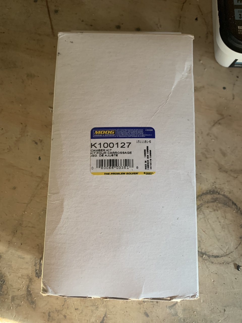 Moog lower control arm cam bolt kit World