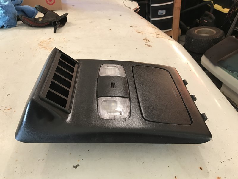 Custom overhead console switch panel World