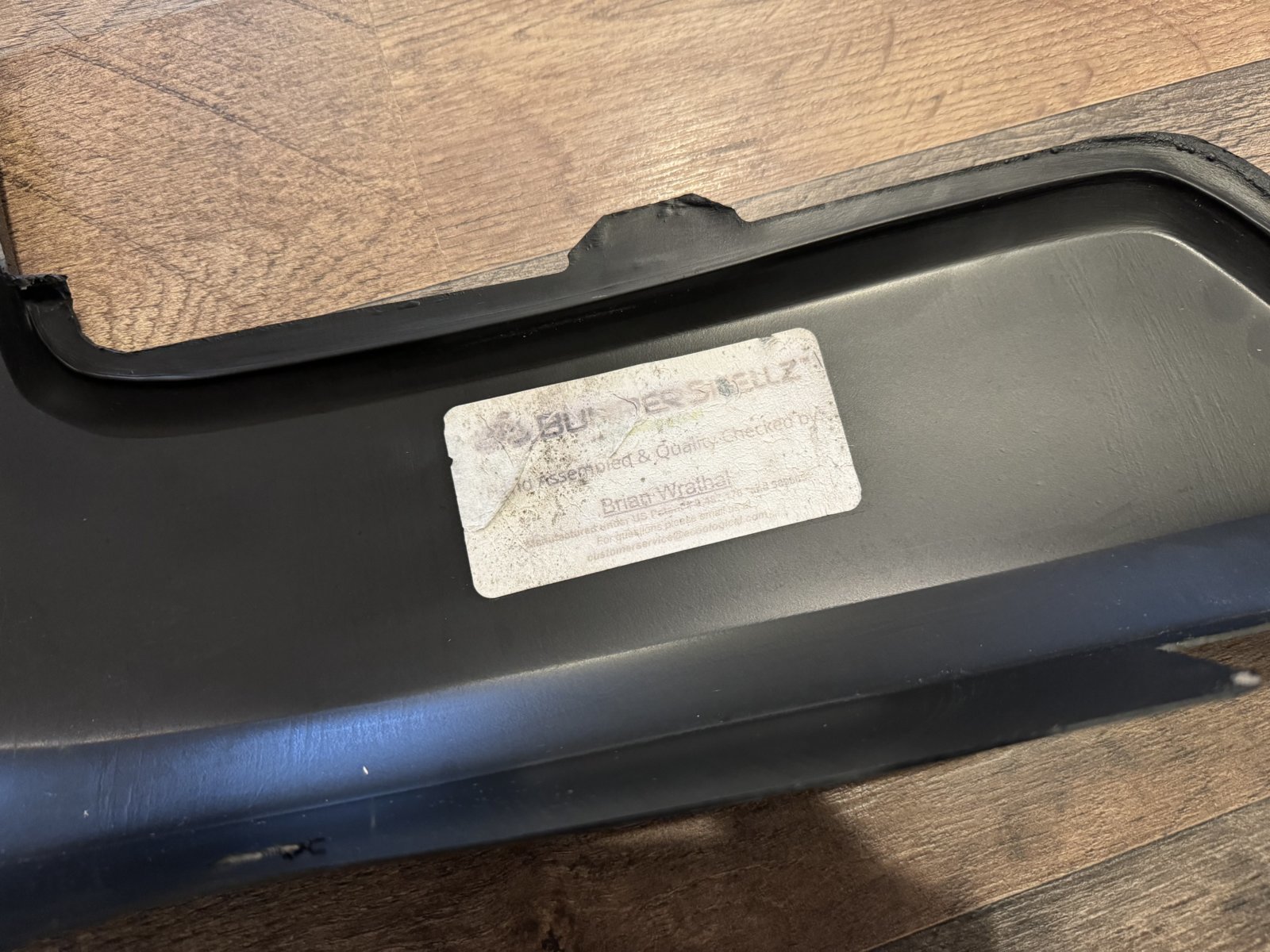 SOLD Black Rear Bumper Covers World