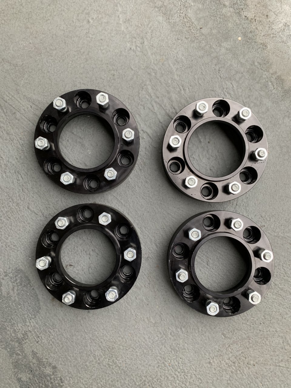 *SOLD* Spidertrax 1.25" Black Wheel Spacers 150 shipped (hub centric