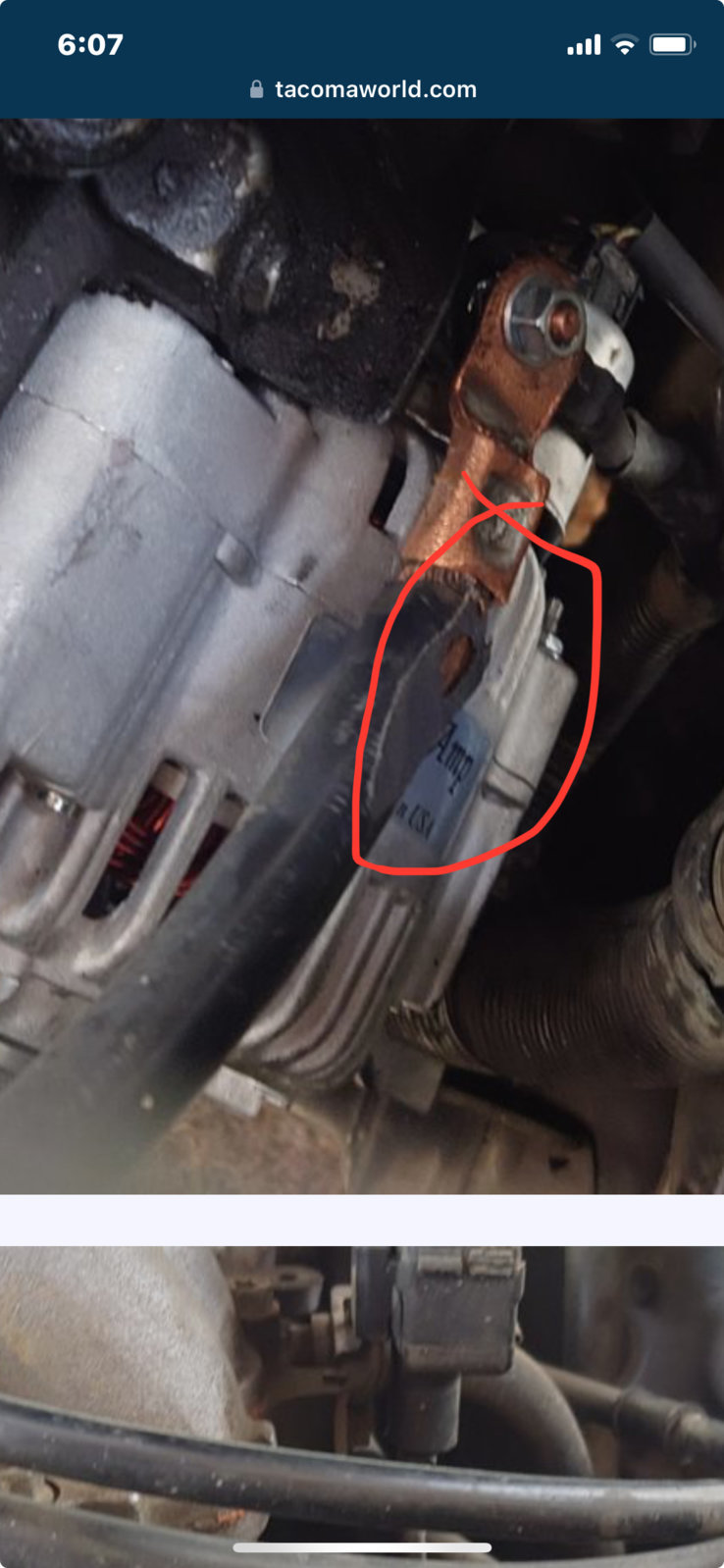 Charging System Issue | Tacoma World