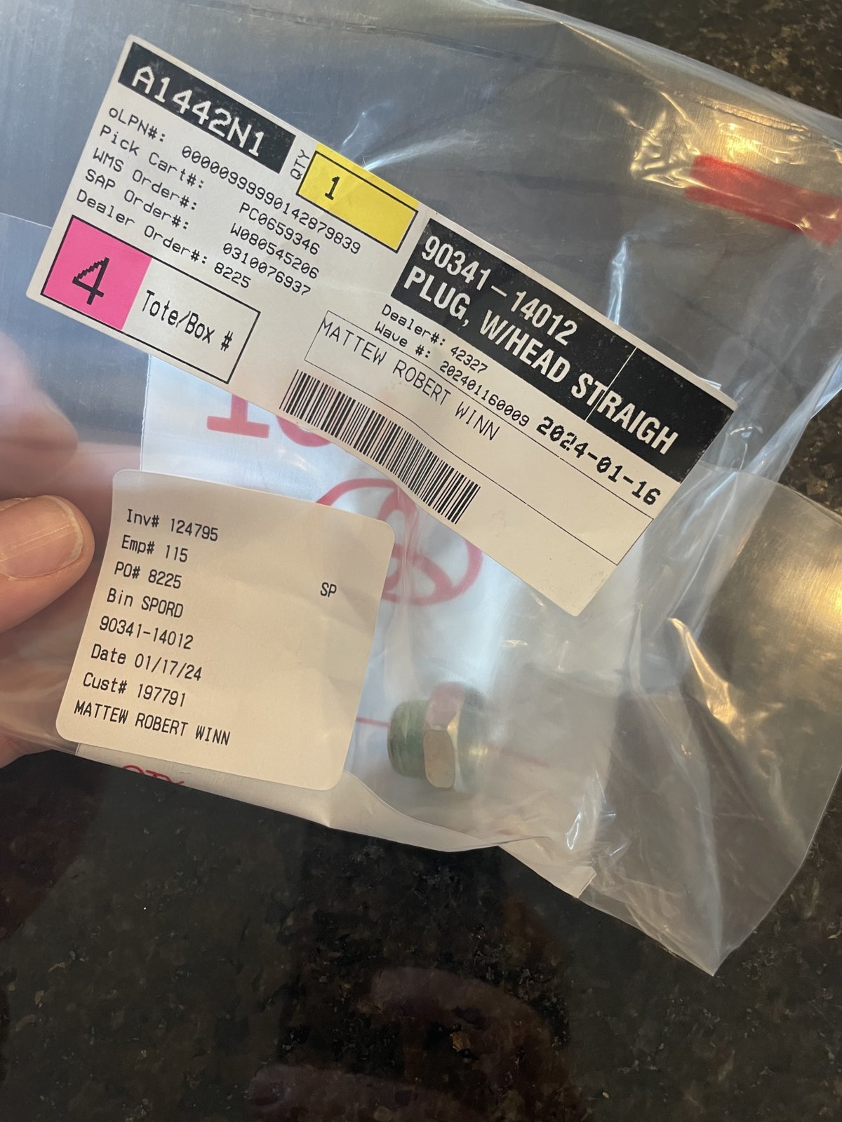 1995 Front Diff Drain plug? World