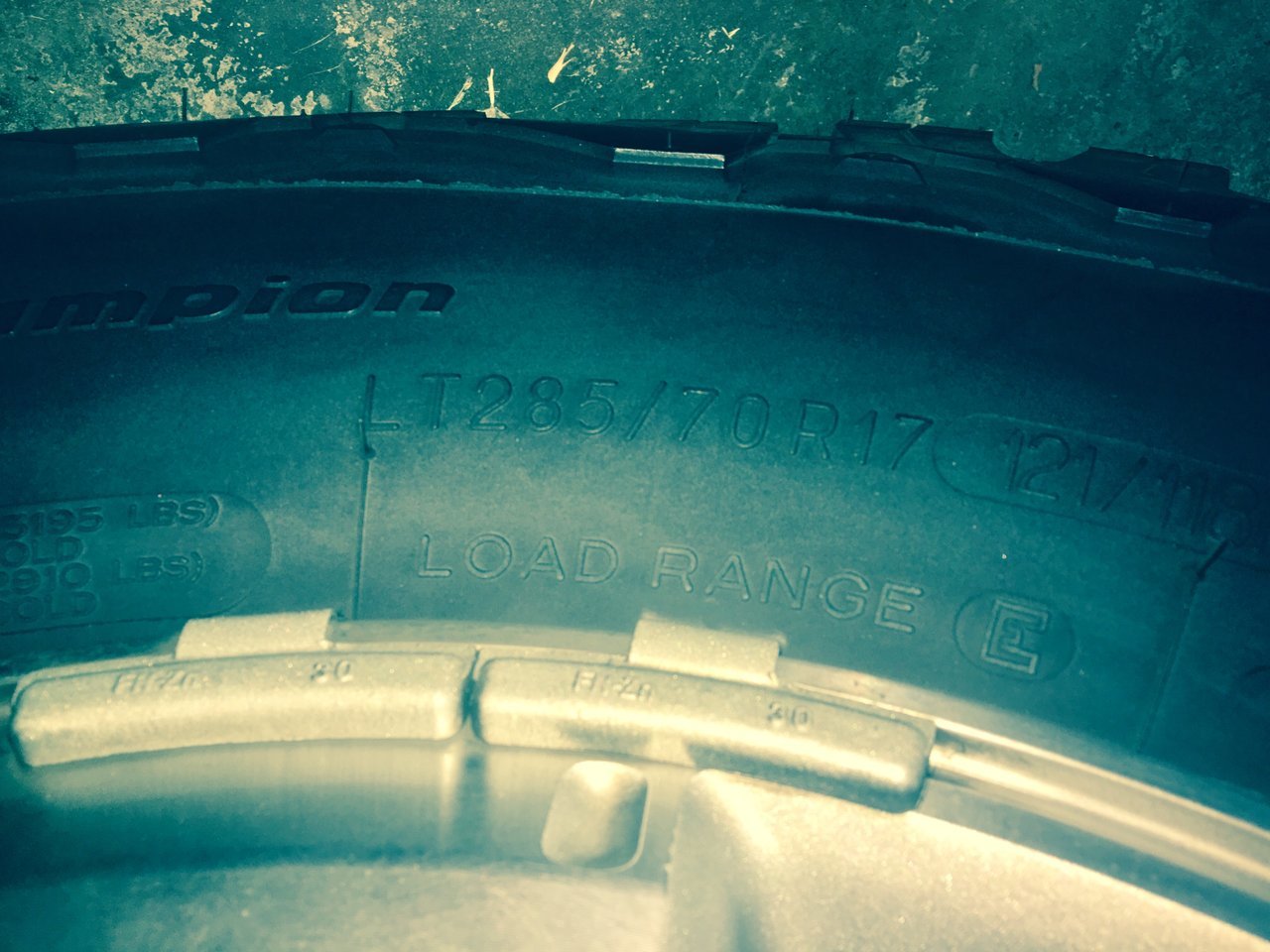 BFG Ko2 tire pressure Page 2 World