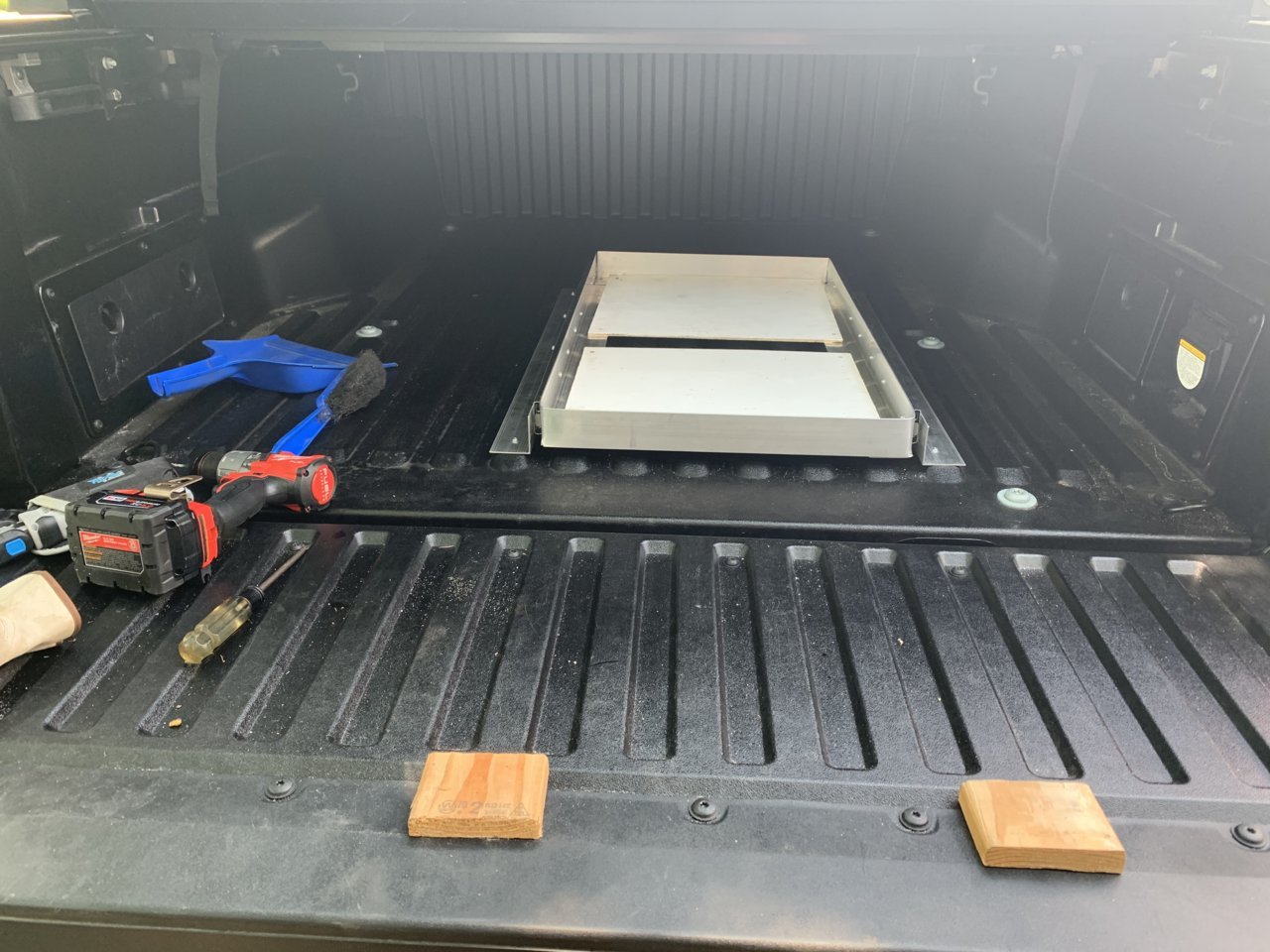 Homemade fridge slide World