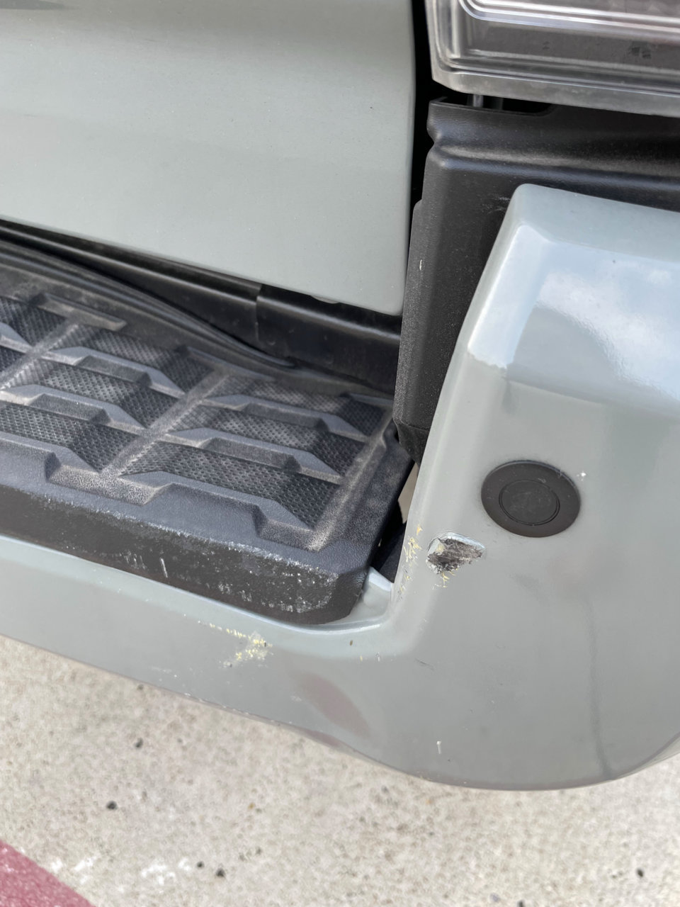 Rear Bumper Damaged World