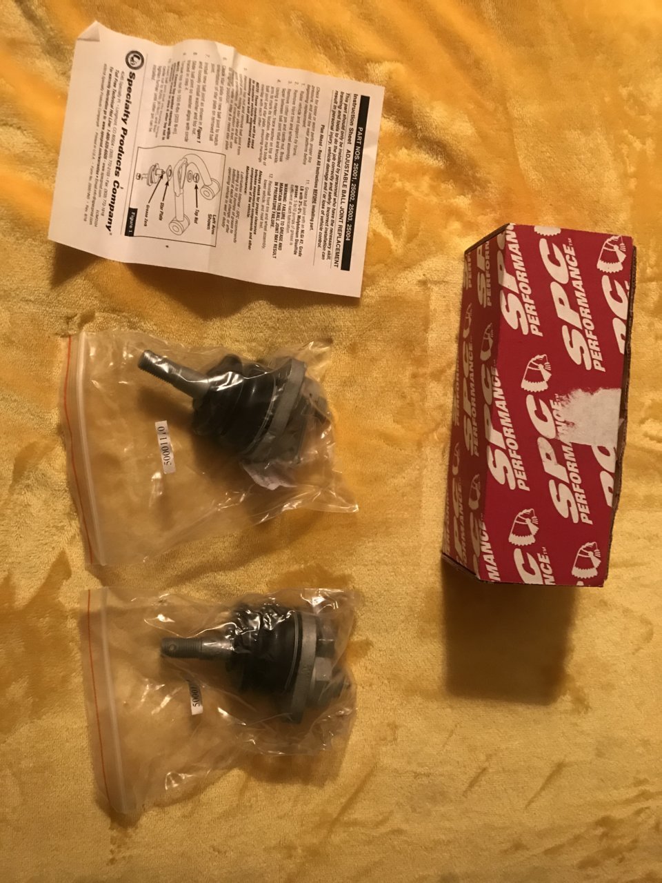 (SOLD) New SPC (with zerk) Ball Joints (70) World