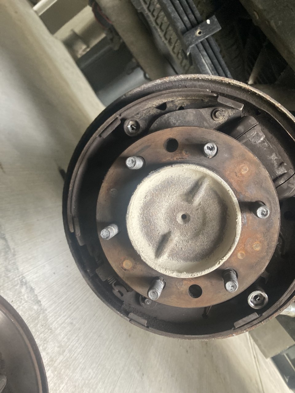 2nd gen rear drum brake adjustment mechanism World