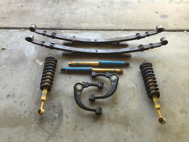 TRD Off Road suspension components World