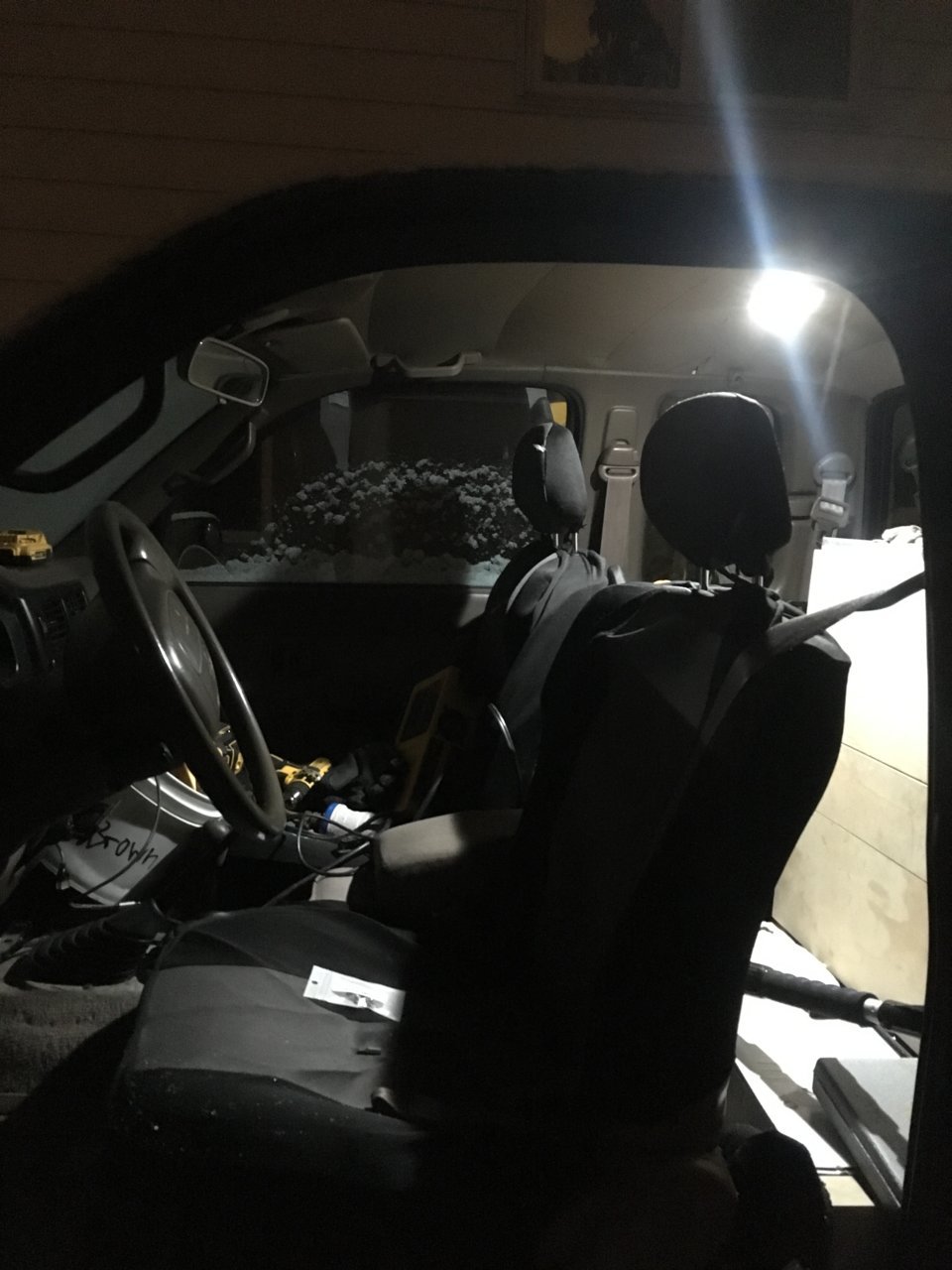 Dark interior lights World