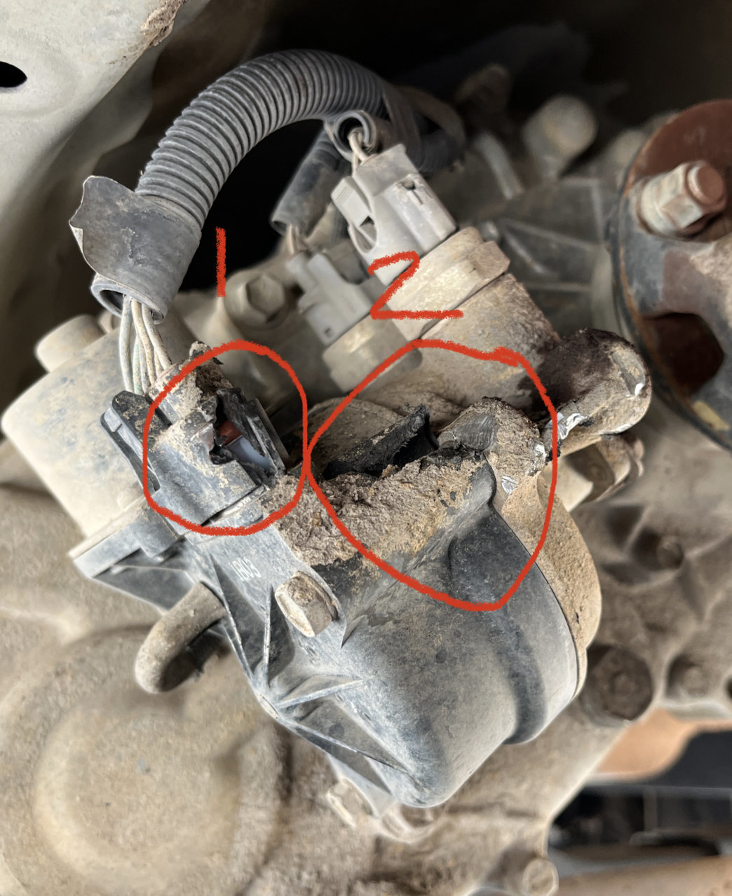 Cracked Transfer Case Actuator World