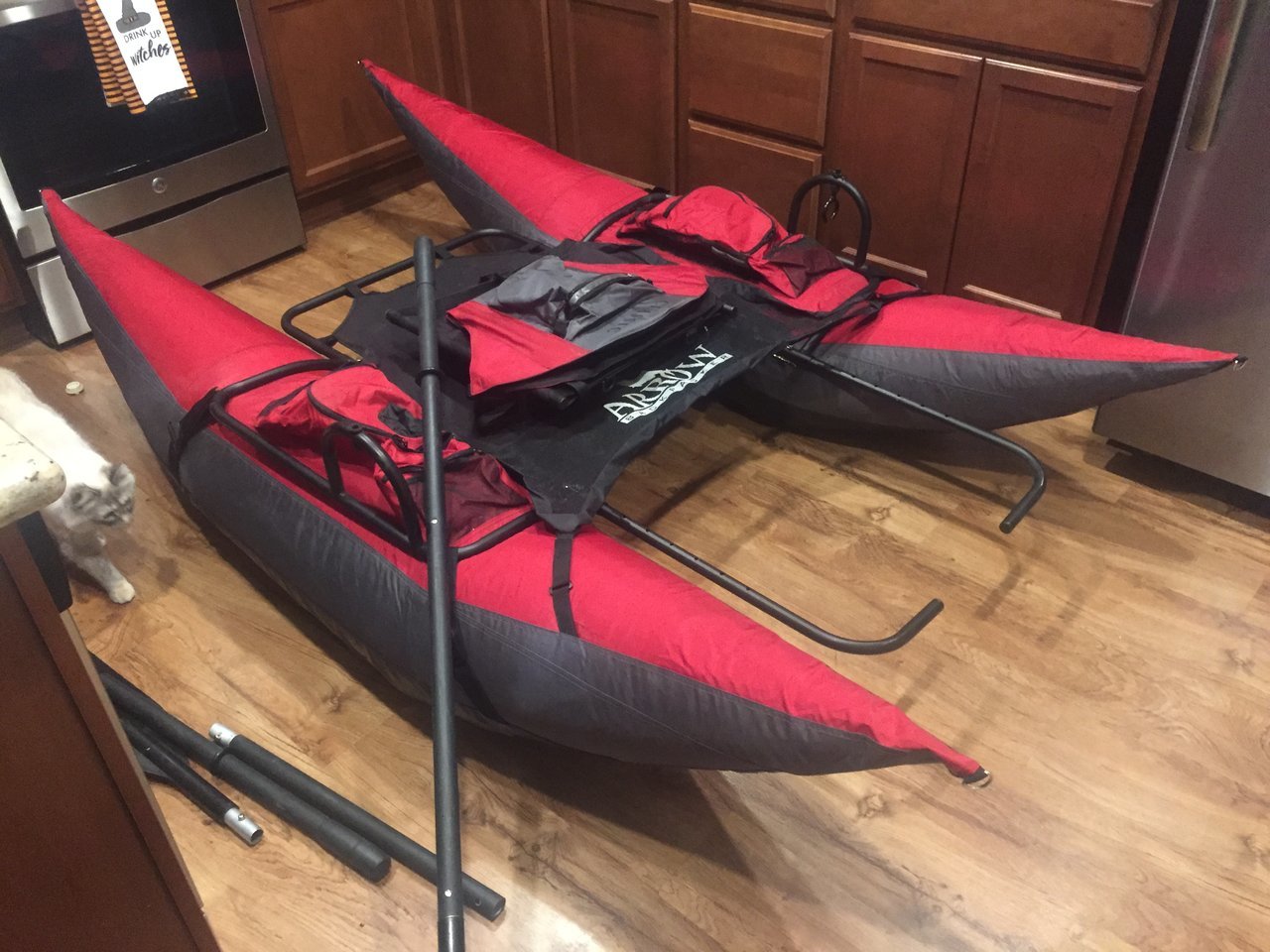 Inflatable fishing pontoon boat World