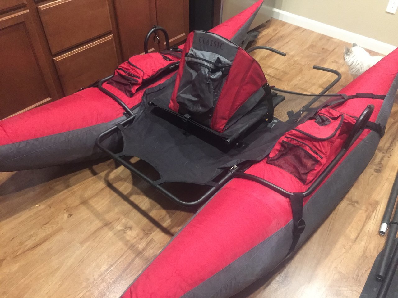 Inflatable fishing pontoon boat World