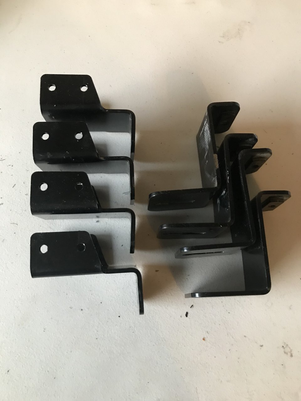 (SOLD) KB Voodoo tonneau brackets for modular bed rack World