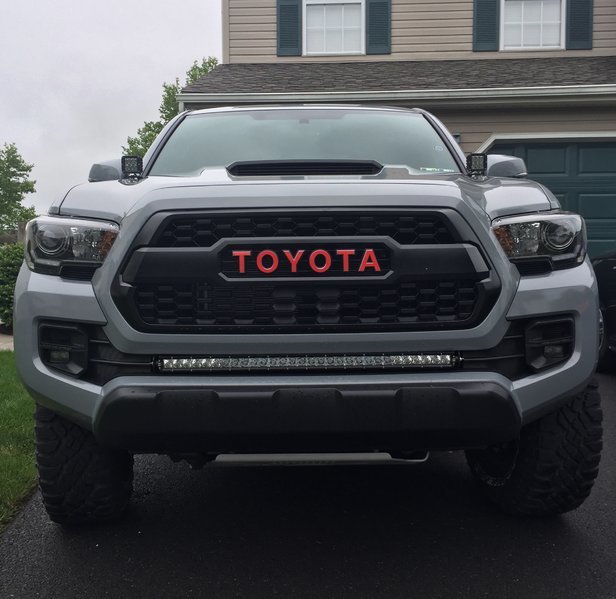 TRD pro grill letters World