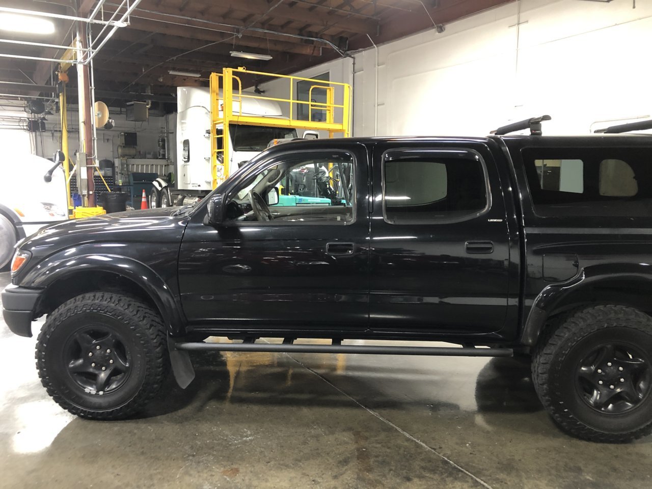 1st Gen Double Cab Black BoltOn Nerf Bars; steps; running boards