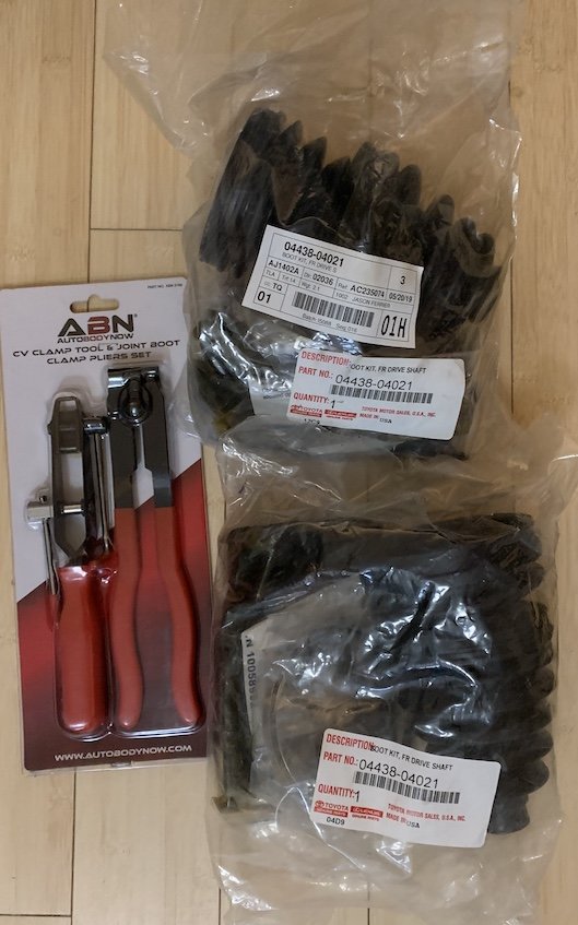 SOLD 2 Toyota OEM CV boot kits [0443804021] World