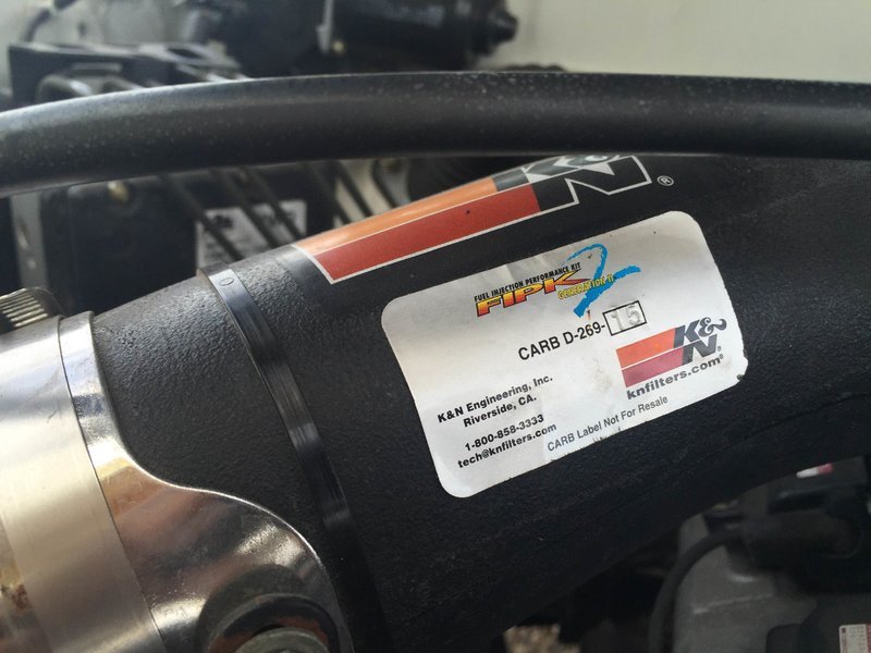 WTT K&N 579013 FIPK Performance Air Intake System (3.4L v6) for stock airbox World