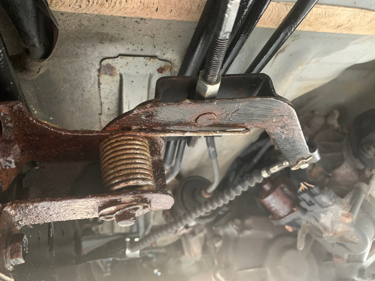 Parking brake spring thing World