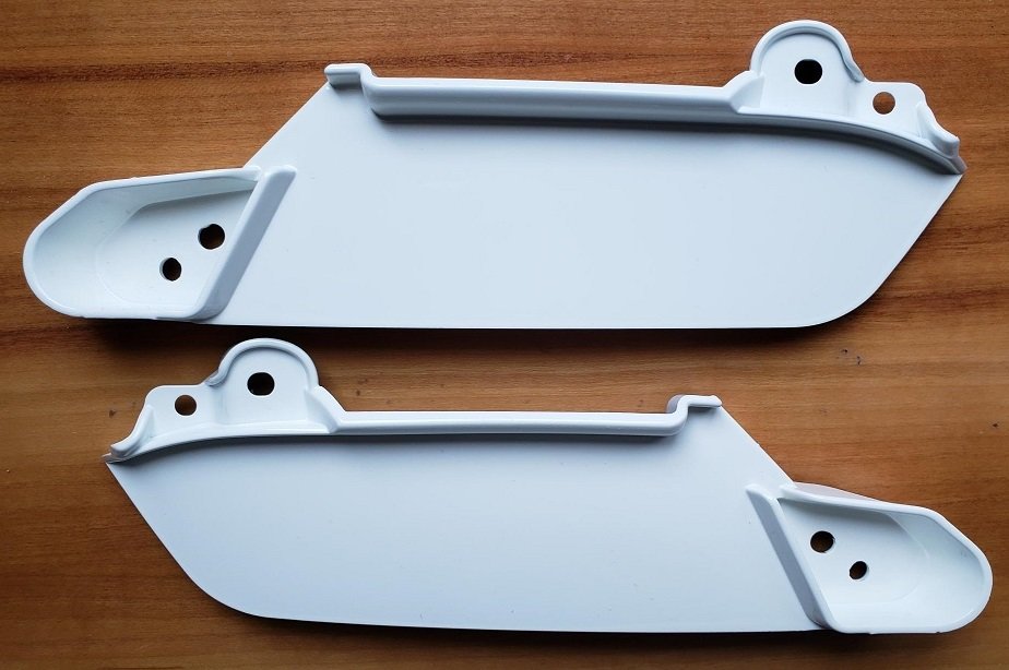 SOLD Meso Headlight Trim Plates NEW Super White World