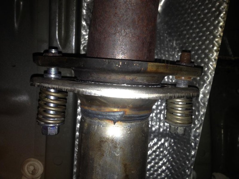 Stripped nut on exhaust flange. World