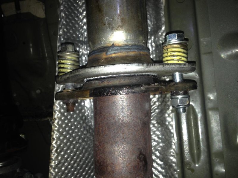 Stripped nut on exhaust flange. World