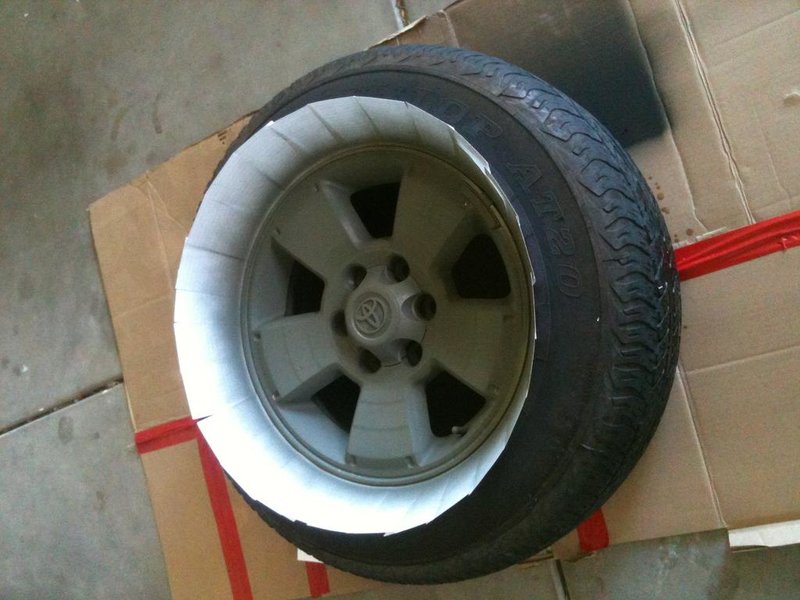 Painted Stock rims w/ bedliner World