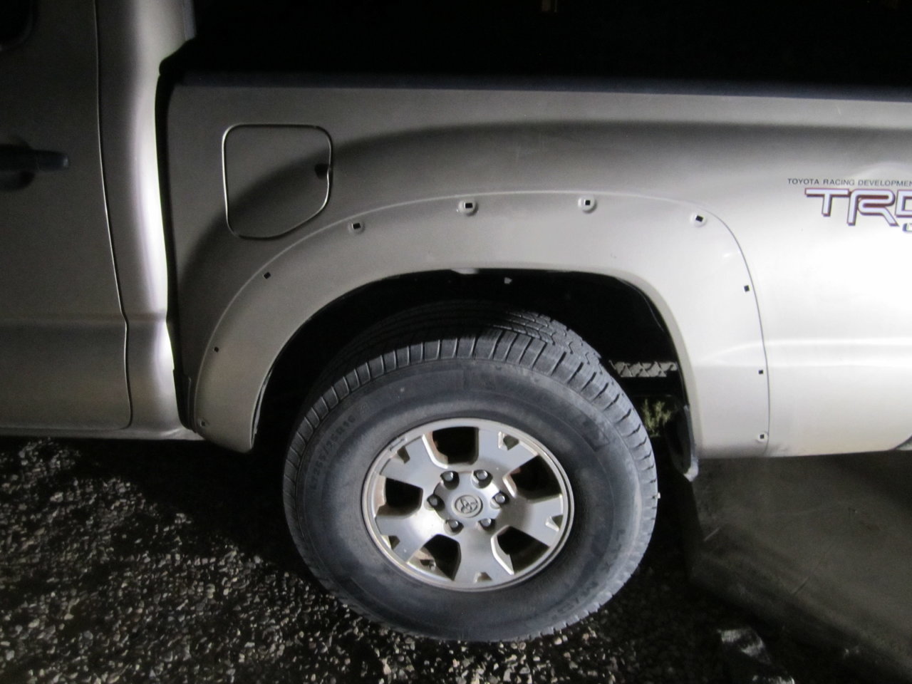 9 Fender flare mod + 1 fuel door carbon fiber wrap! World