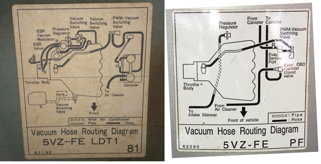 Does anyone have the vacuum diagram for the 3rz with 2 coil packs