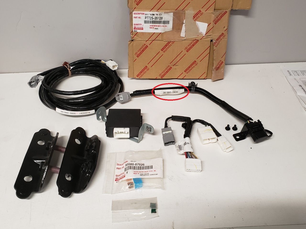 Trailer hitch harness 4 wire part number? World