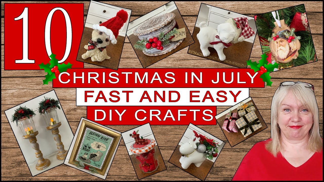 10 Christmas in July crafts fast and easy ideas that anyone can make TwtBit