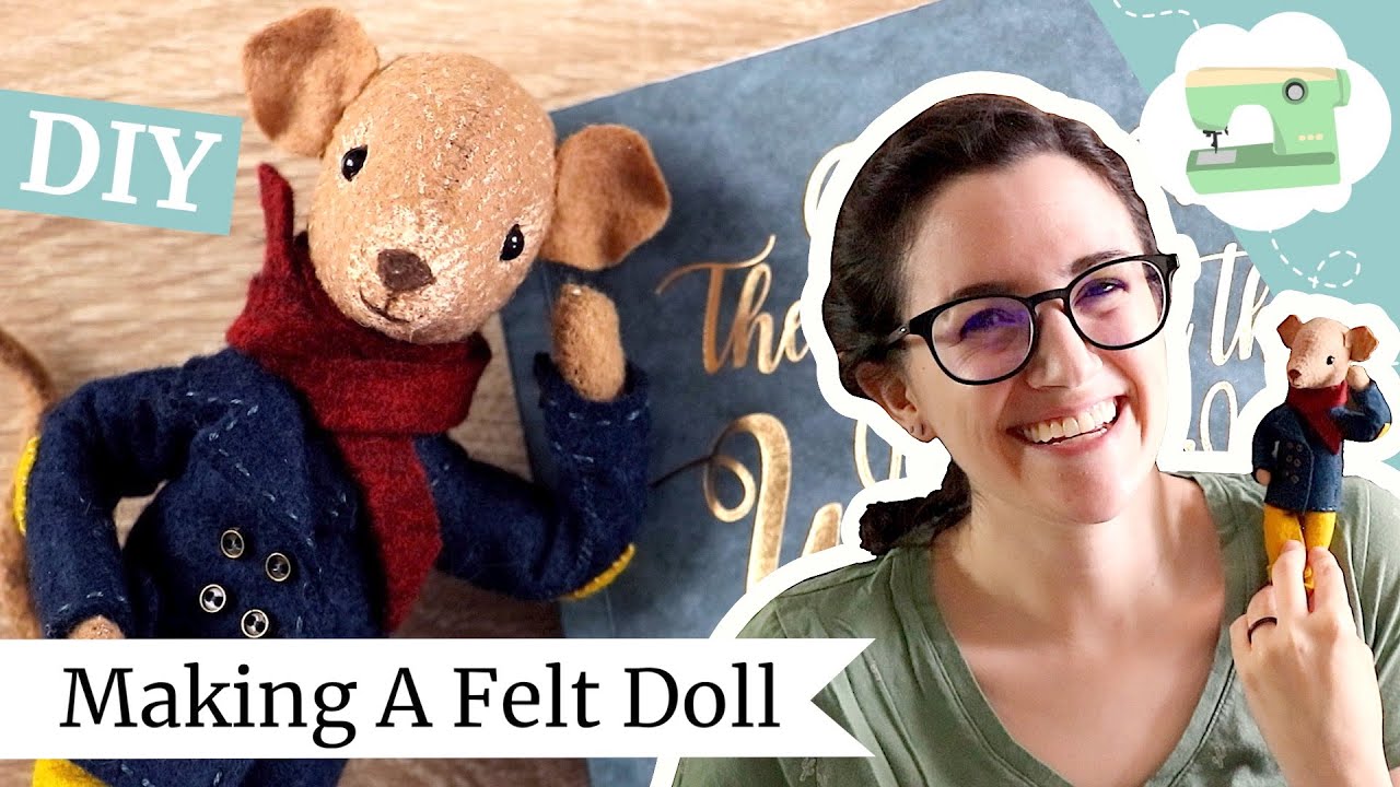 Making A DIY Felt Art Doll (designed by Cynthia Treen!) TwtBit