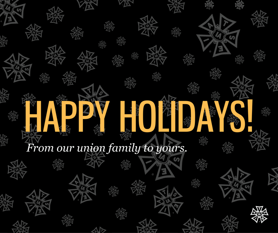 Happy Holidays IATSE Local 769 Chicago