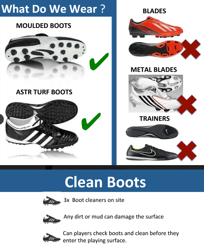 Piggott 3G Footwear Policy Twyford Comets