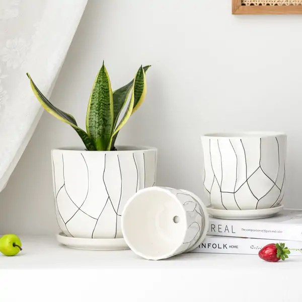 Dealers online wholesale ceramic flower pots and planters