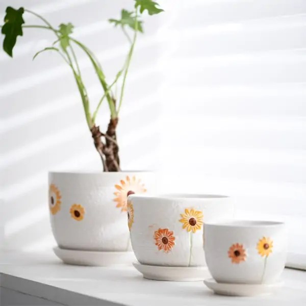 Dealers online wholesale ceramic flower pots and planters